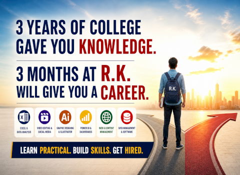 3 Years of College Gave You Knowledge.  3 Months at R.K. Will Give You a Career.